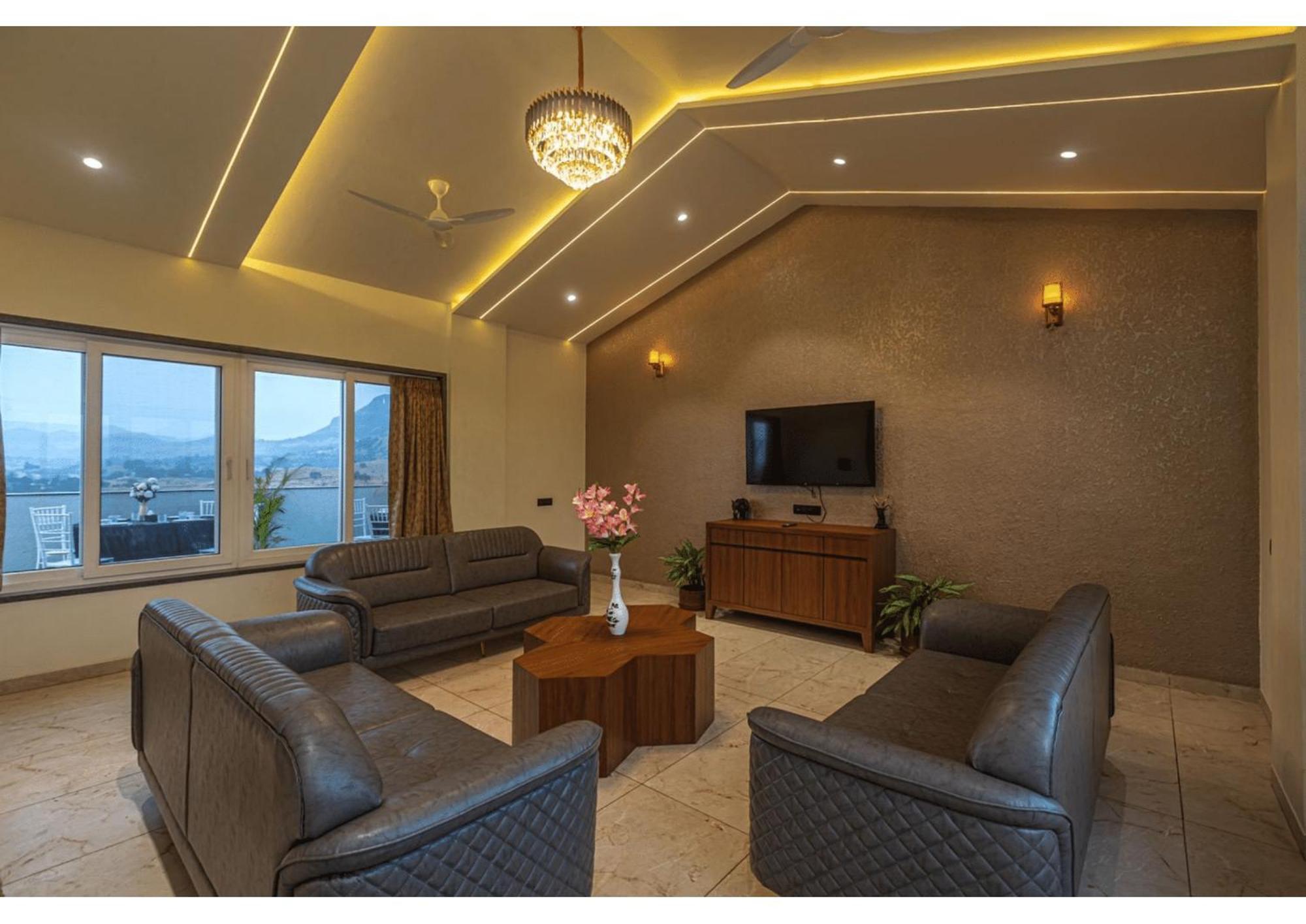 Mountain Glory 8Bhk By Tensorstays, Pool & Theater Igatpuri Exterior foto
