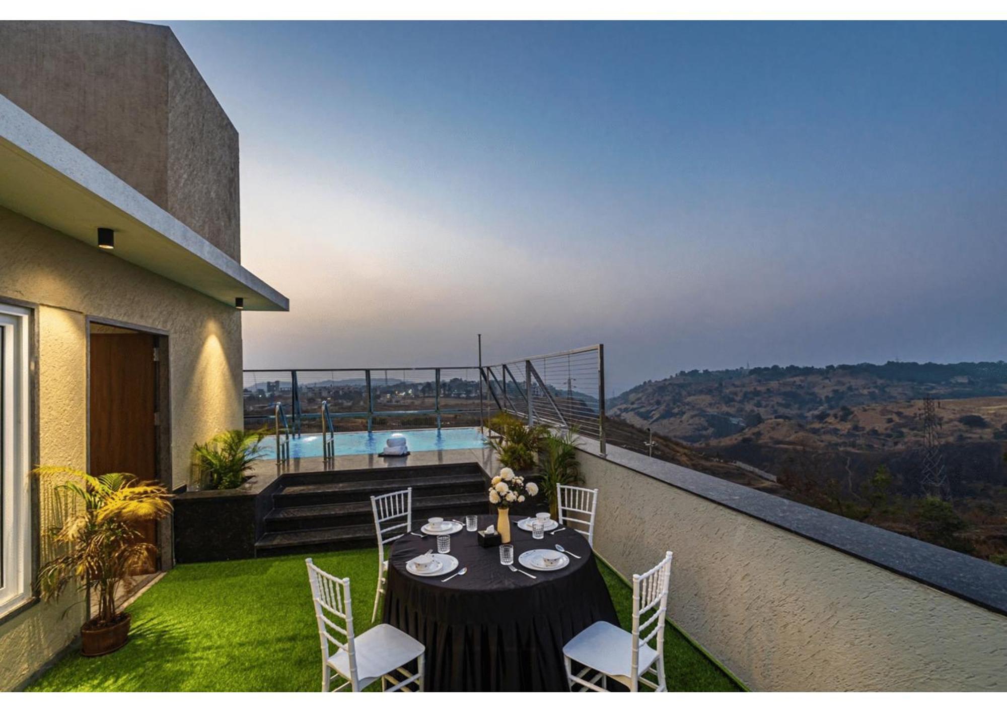 Mountain Glory 8Bhk By Tensorstays, Pool & Theater Igatpuri Exterior foto